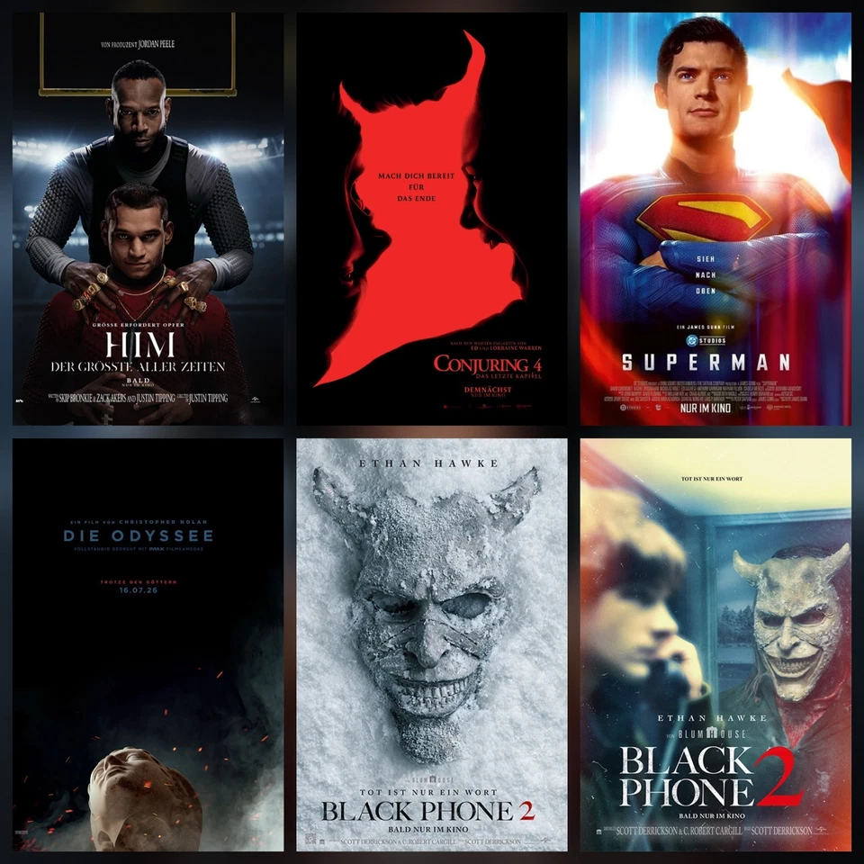 Filmposter Sammlung #4 - 40 Filmplakate aus 2024 + 2025 - A1 gerollt - Bild 4 von 4