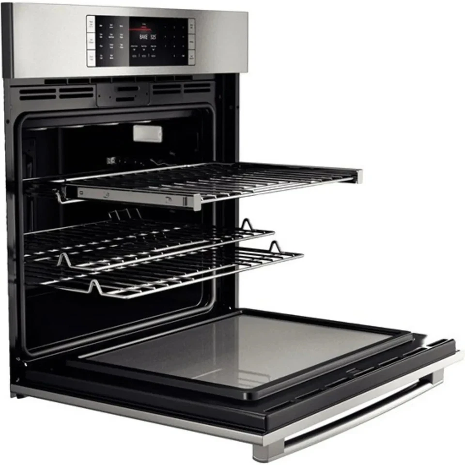 Horno de pared eléctrico individual Bosch Benchmark Series HBLP451UC ADA compatible con 30 pulgadas Foto 4 de 4