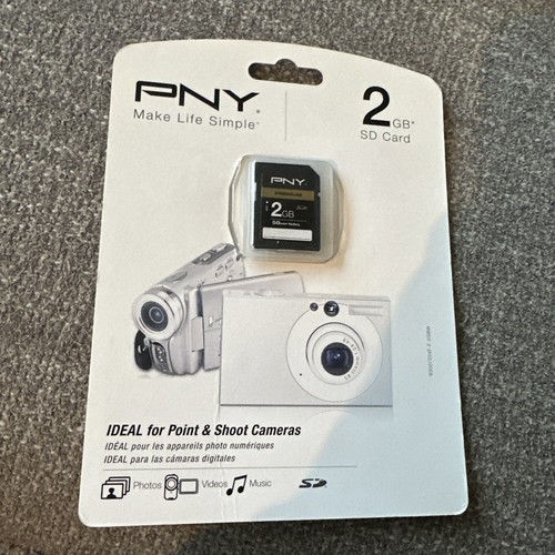 PNY Premium 2GB SD Camera Memory Cards 3  NEW - SEALED  - Picture 4 of 5
