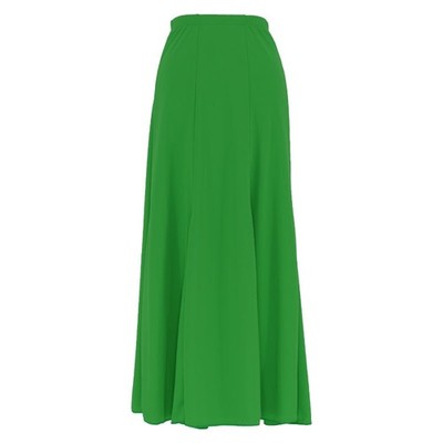 [Set Deal] HDF-2401 Gusseted Flare Skirt (Green)