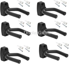 6-PACK Guitar Hanger Hook Holder Wall Mount Display Acoustic Electric