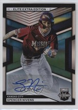 2023 Panini Elite Extra Edition Signatures Spencer Nivens #54 Auto rw6