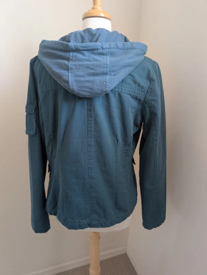 Nueva Chaqueta BB DAKOTA RARA Twilight Bella Swan Para Mujer Pequeña o Mediana Azul Teal Foto 4 de 4