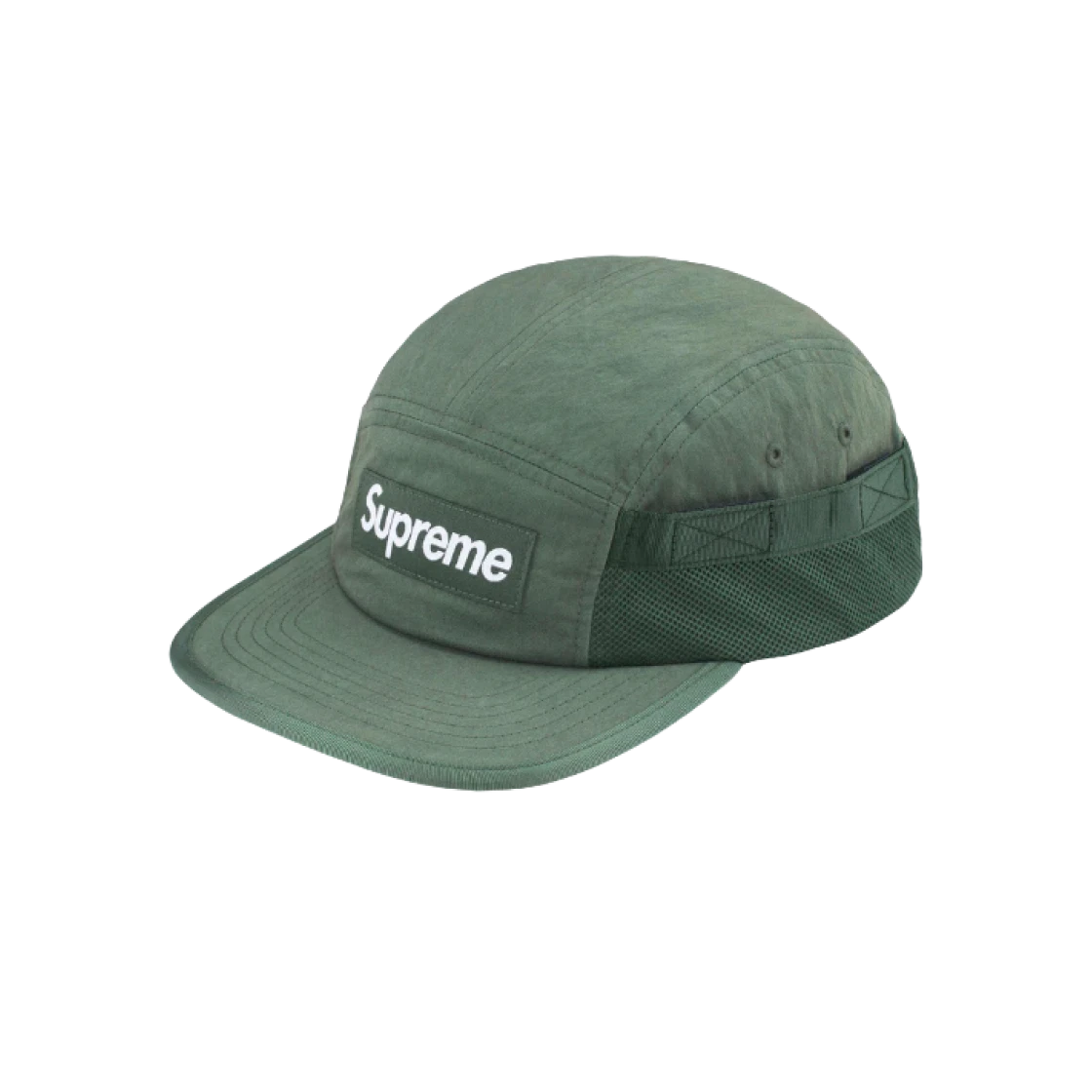 Casquette de camp de poche en maille suprême olive   24FW