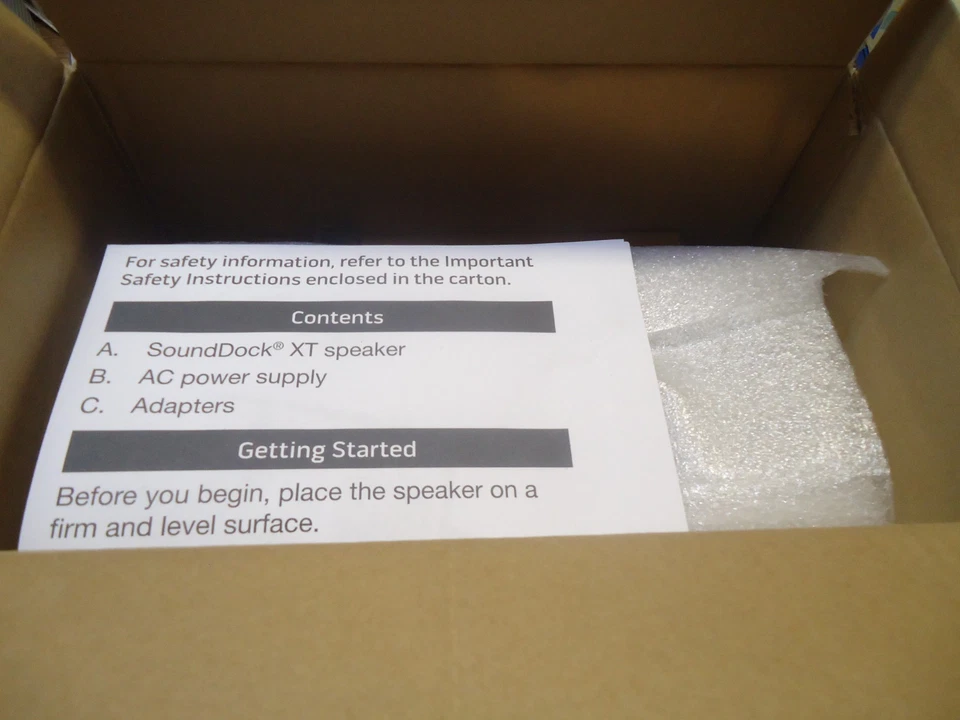 Altavoz Bose SoundDock XT (blanco/gris oscuro) CAJA ABIERTA - Imagen 2 de 4