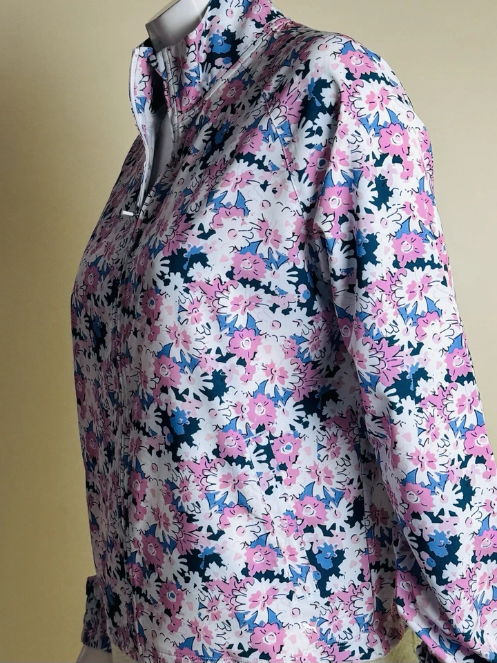 Puma Women's Golf Floral Jacket Size S. (B.171/1) - Image 3 of 4