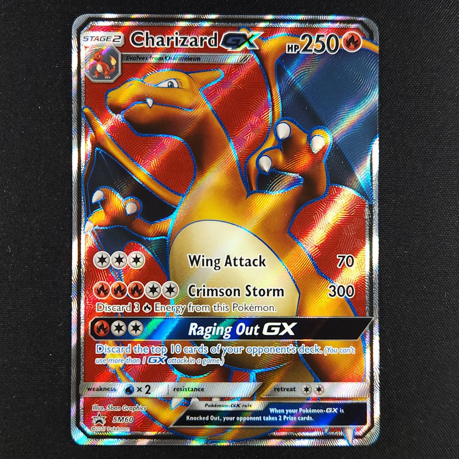 Charizard GX SM60 - Black Star Promo - Pokemon Card
