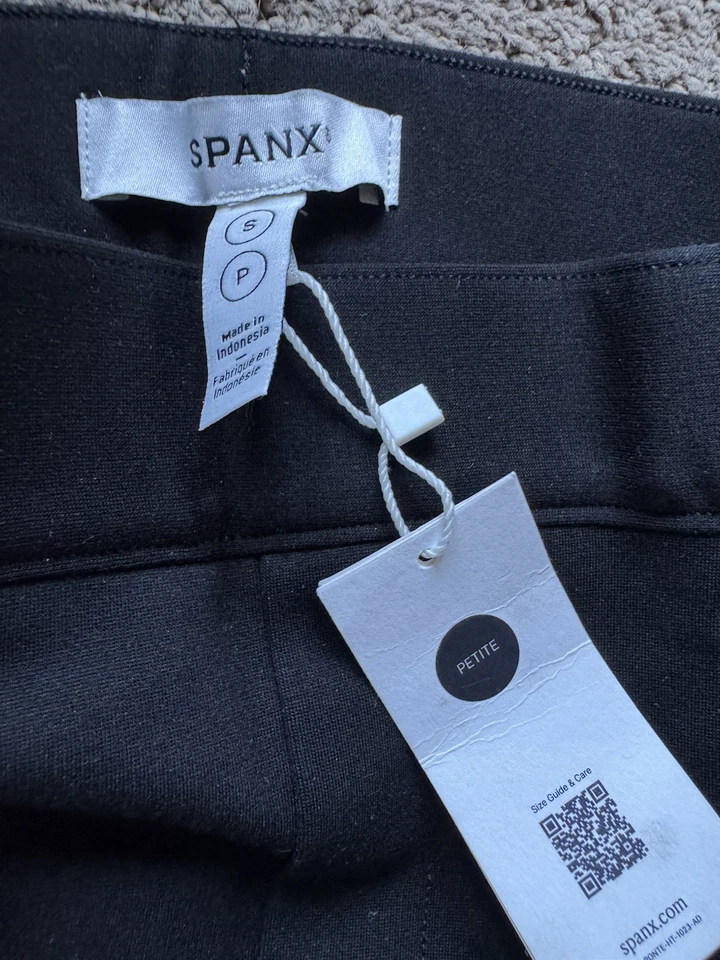 Spanx Women’s Petite Performance Pant Wide Leg Classic Black Size Petite Small - Image 4 of 4