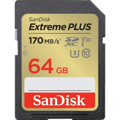 SanDisk Extreme  PLUS UHS-I Speicherkarte 64 GB SDXC