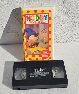 VTG NODDY LOSES HIS BELL Vhs Video TESTED ! ENID BLYTON UK ENGLAND Kids Show