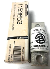 NEW! Cooper Bussmann FWX-125A Buss High Speed Fuse