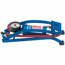 Draper FOOTPUMP WITH PRESSURE GAUGE 14172 Single Cylinder Foot Pump with