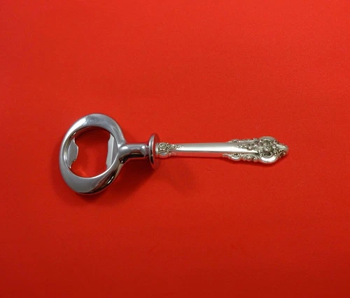 Grande Baroque by Wallace Sterling Silver Bottle Opener HH Custom Made 6"