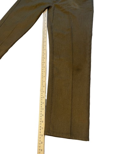 60’s 70’s Big E Levi’s Sta Prest Black Tab. Olive Brown Earth Tones Pants 30x28 - Picture 9 of 17
