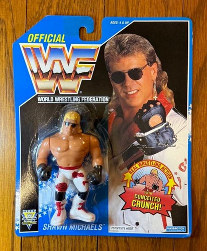 1994 WWF Hasbro HBK Shawn Michaels MOC Sealed Figu...