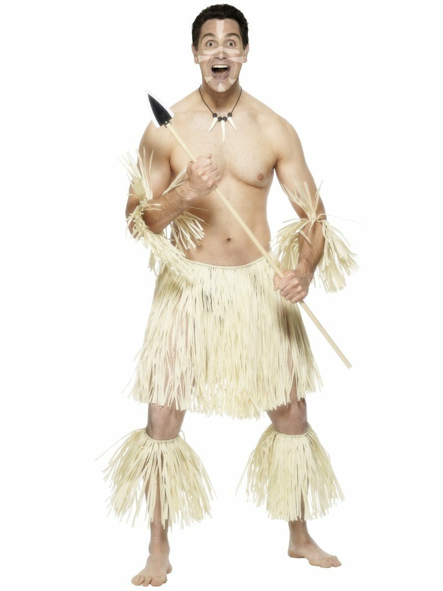 mens grass skirt