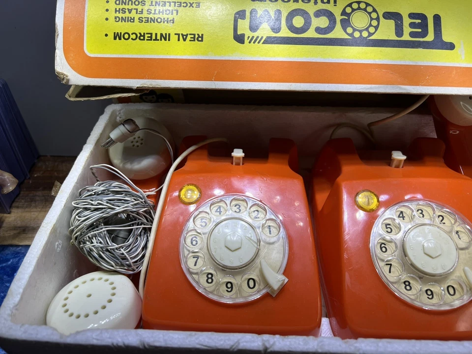 复古 Buddy L Telocom 对讲机 2 对讲电话测试工作 — 第 2/4 张图片