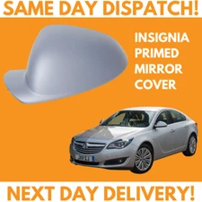 For Vauxhall Insignia MK1 2008-2017 Primed Door Wing Mirror Cover Left Side