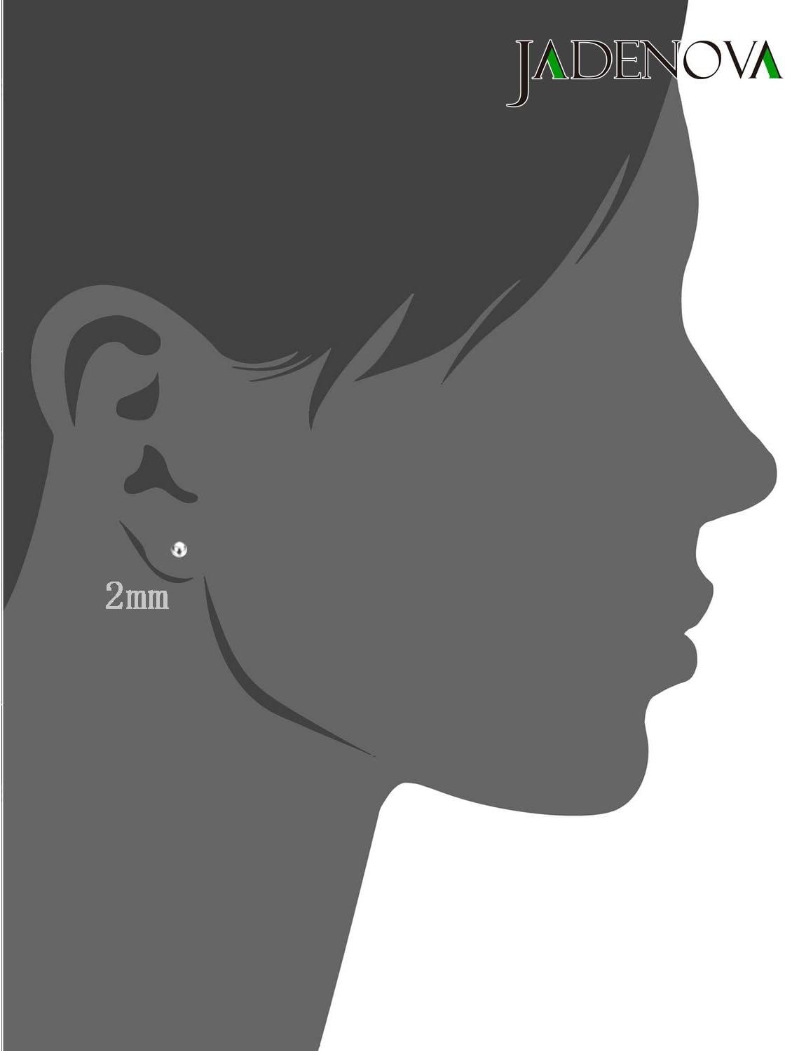 925 Sterling Silver Earrings Silver Studs Ball Earrings for Women