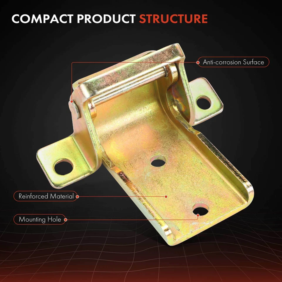 Bisagra de puerta delantera 2 piezas para International Harvester 4700LPX ProStar 8500 TranStar Foto 4 de 4