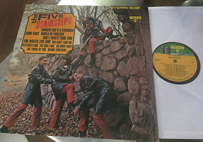 Five Stairsteps - 1967 Windy C WC-6000 Jacket VG+ Vinyl VG Curtis Mayfield M-St