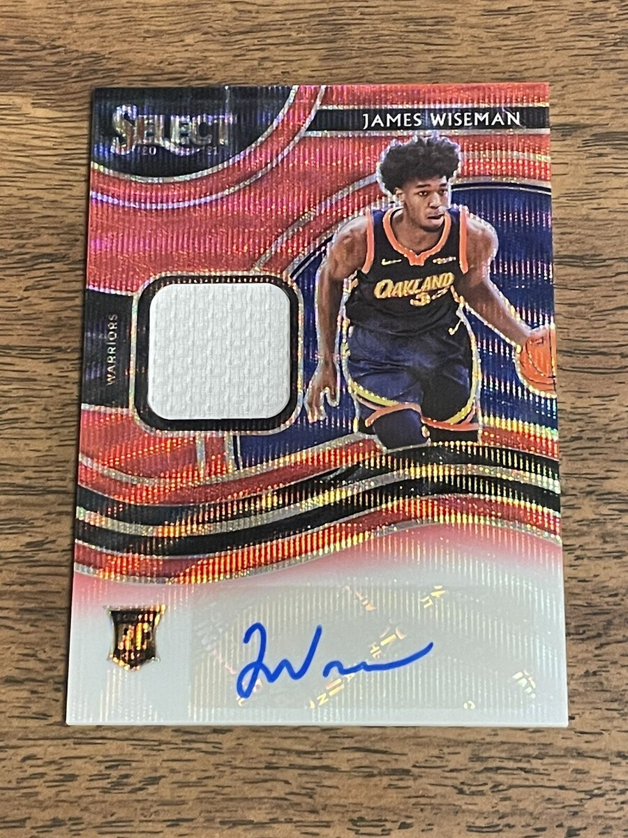 2020-21 Panini Select JAMES WISEMAN Tmall Red Wave Rookie