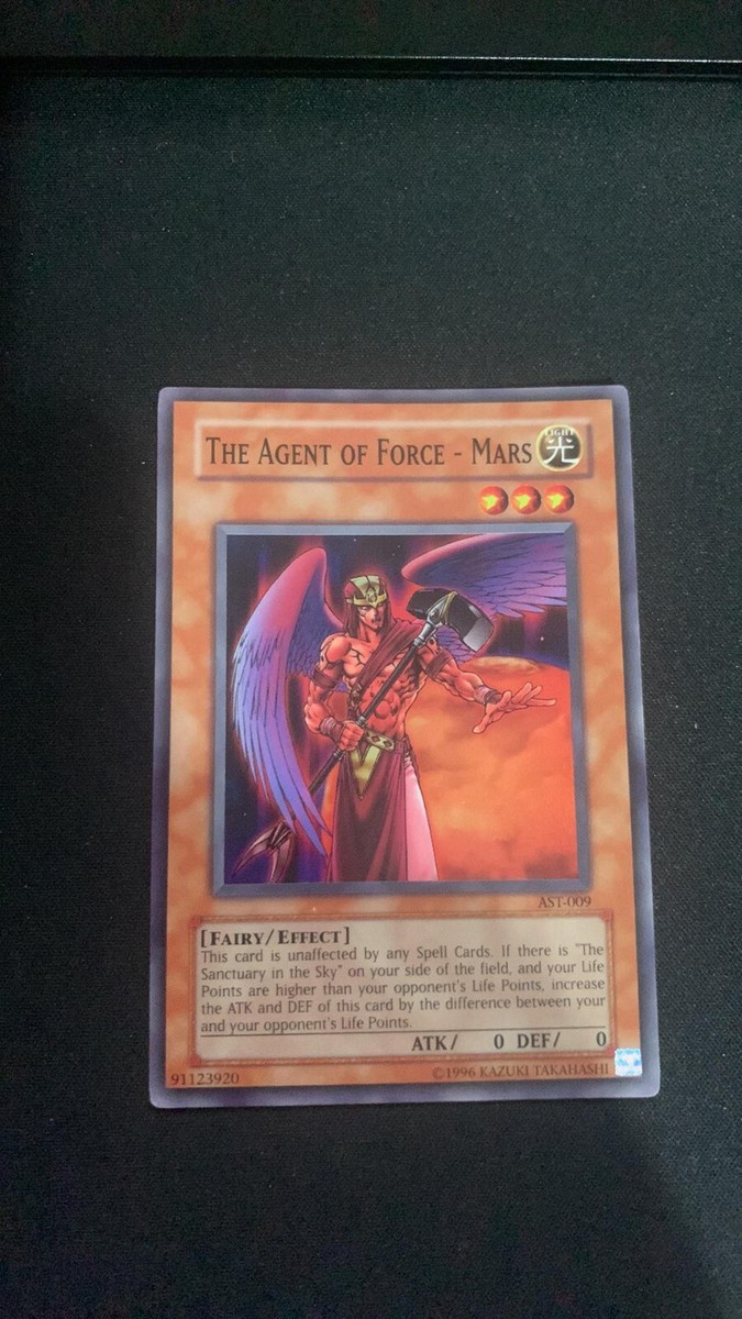 Yu-Gi-Oh! The Agent Of Force - Mars (AST-009) - Ancient Sanctuary 1st Edition Super Rare Trading Card - View #3