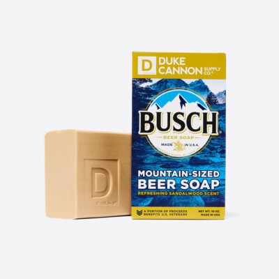 DUKE CANNON BUSCH BEER SOAP SEIFE 10 OZ. Handseife Made in USA Werkstattseife