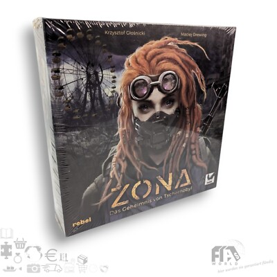 Zona - Das Geheimnis von Tschernobyl     Brettspiel von Corax rebel Selten Neu