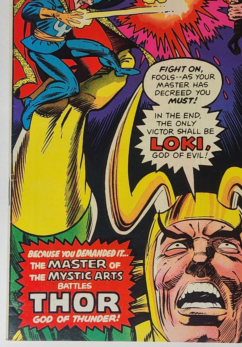 Strange Tales #182 (Marvel Comics 1975) Thor vs. Dr. Strange vs