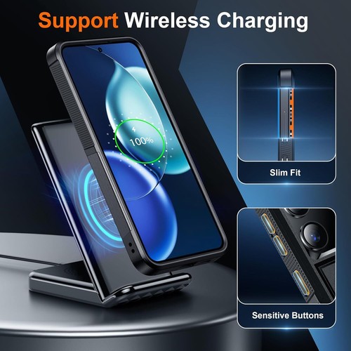 For Samsung Galaxy S24 FE Case Shockproof Heavy Duty Phone Cover +Tempered Glass - Picture 19 of 64