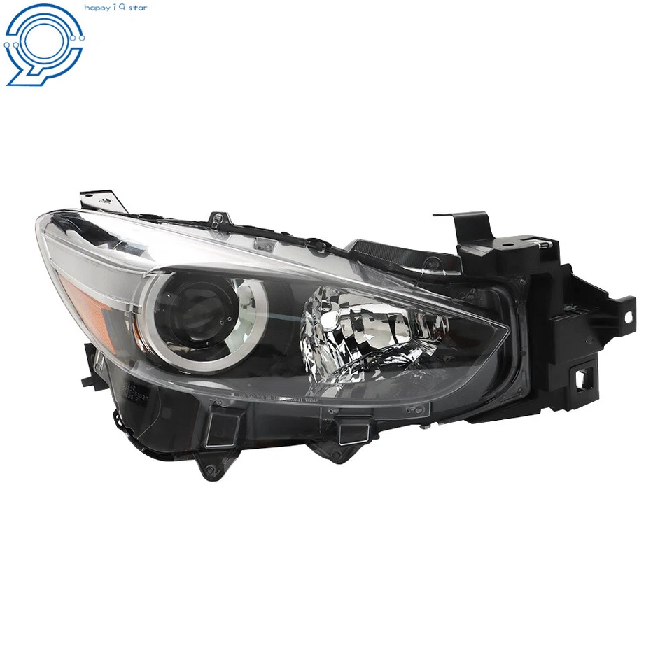 For 2017-2018 Mazda 3 Halogen Factory Style Headlight Assembly Right+Left Side - Imagem 2 de 4