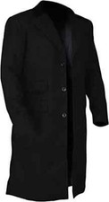 Men's Inspired Blinder Black Wool Warm Coat Long Single Breasted Winter Overcoat