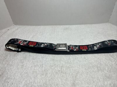 AMC The Walking Dead Buckle-Down Belt Seatbelt Adjustable | eBay