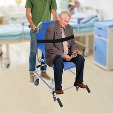 Foldable Emergency Stair Chair 160kg/352.74lb Transportation Climbing Wheelchair