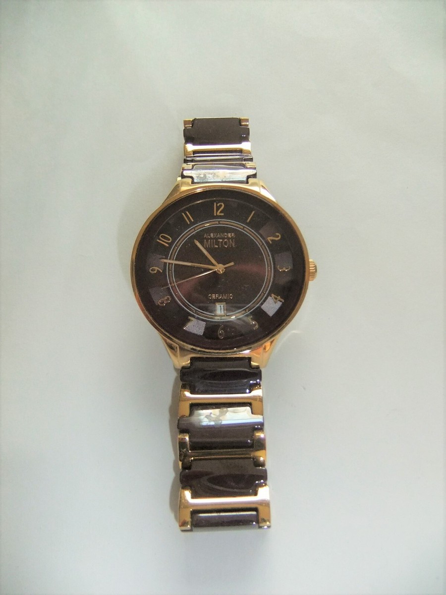 Armbanduhr Herren Alexander Milton Ceramic EAR DE40623971 | eBay 