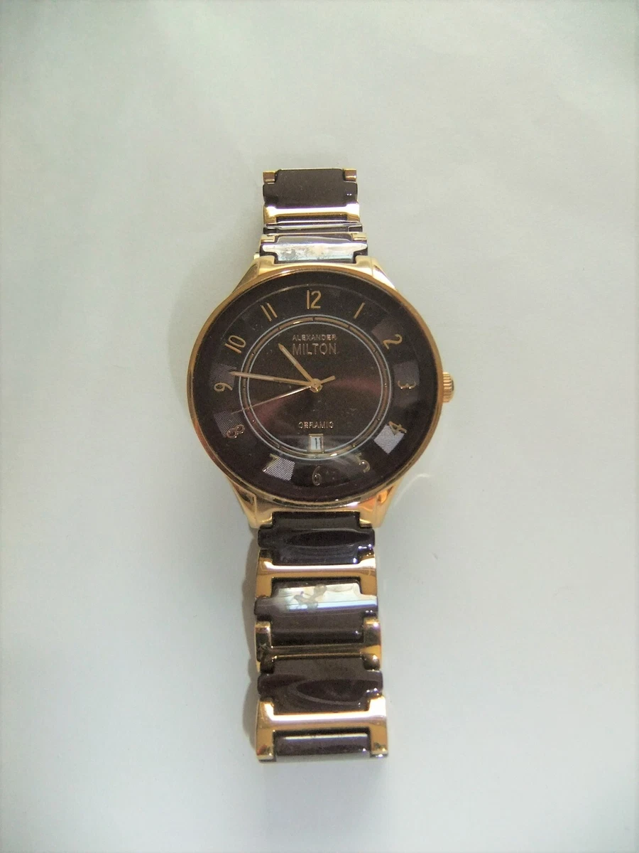 Armbanduhr Herren Alexander Milton Ceramic EAR DE40623971 | eBay