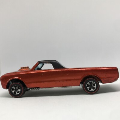 Hot Wheels Redline Custom Fleetside 1967/68 Orange Sweet 16 - Made