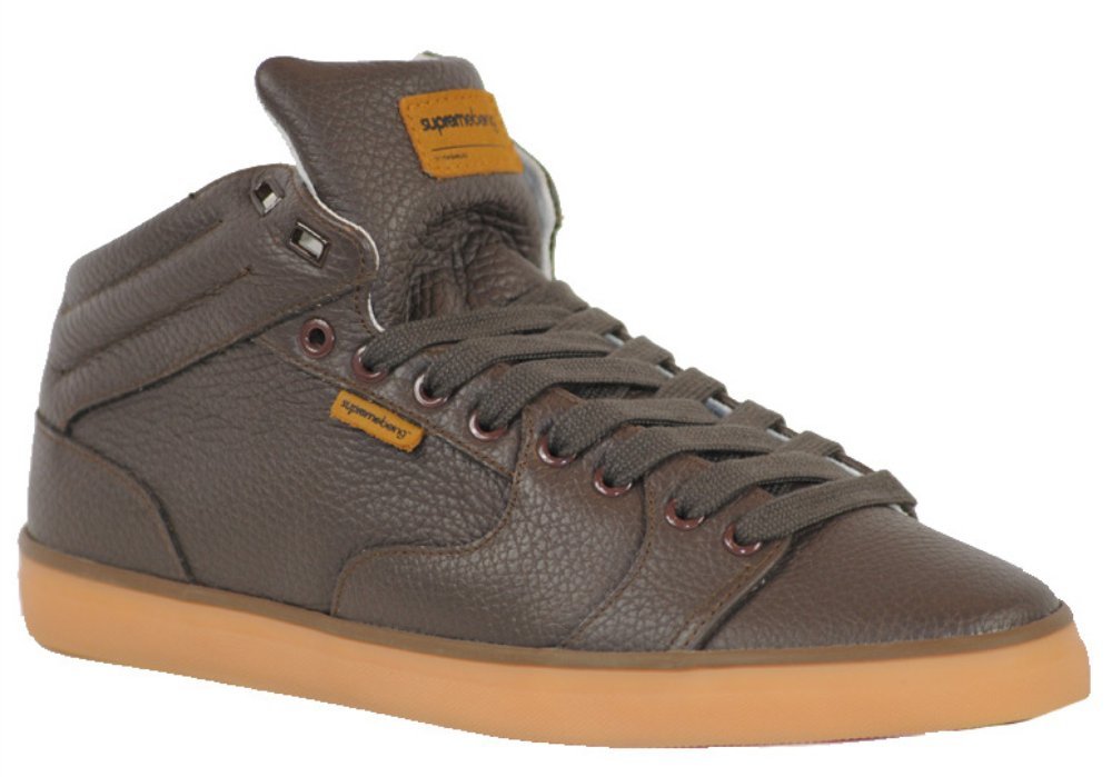 Supreme Being Pave Herren Mid-Top Turnschuhe - braun Leather (41) Supreme Being Pave Herren Mid-Top Turnschuhe - braun Leather (41)