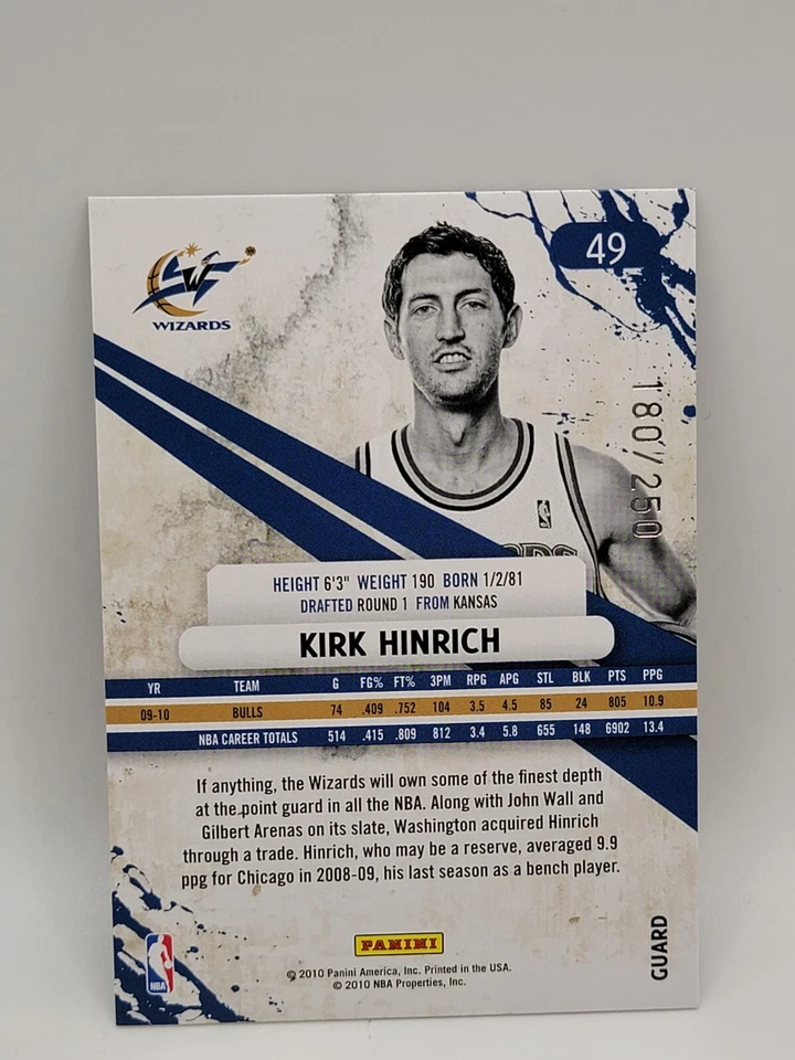 Kirk Hinrich Longevity /250 - Image 2 of 2