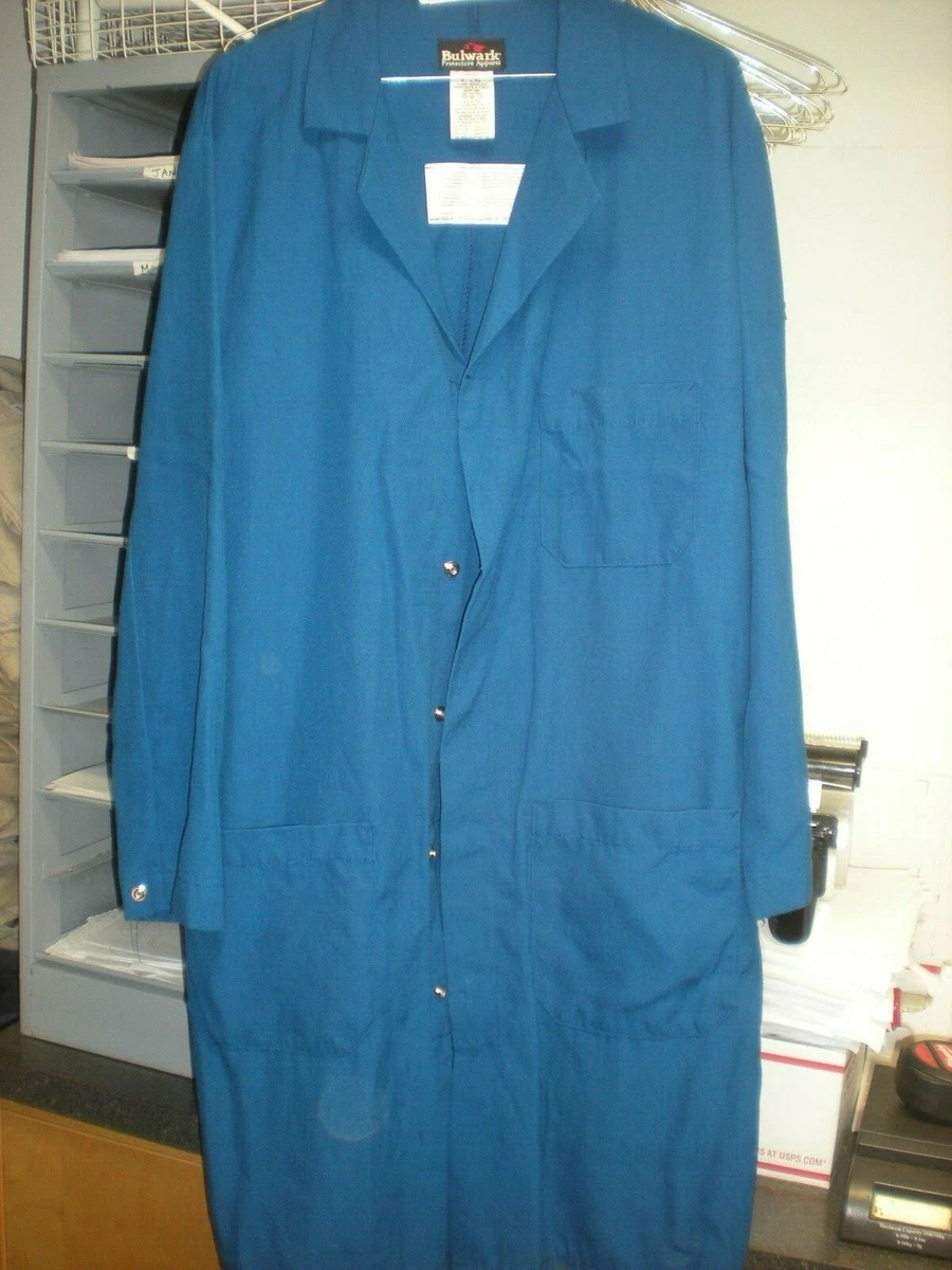 Bulwark FR 6XL RG UNI SEX FR Nomex Lab Coat Blue KNL6RB3 5.6 ATPV