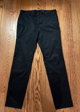 Theory Women's Pants Size 33 Black Dress Pants Made in USA