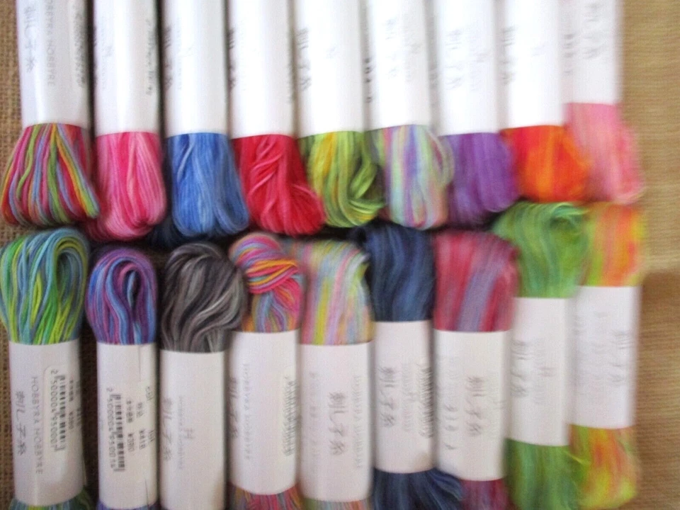 Japanese SASHIKO Embroidery Thread MIX 20 Colors 56m Hobbyra Hobbyre - Image 3 of 4