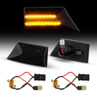 kompatibel mit OPEL SIGNUM, OPEL VECTRA C Seitenblinker Schwarz LED