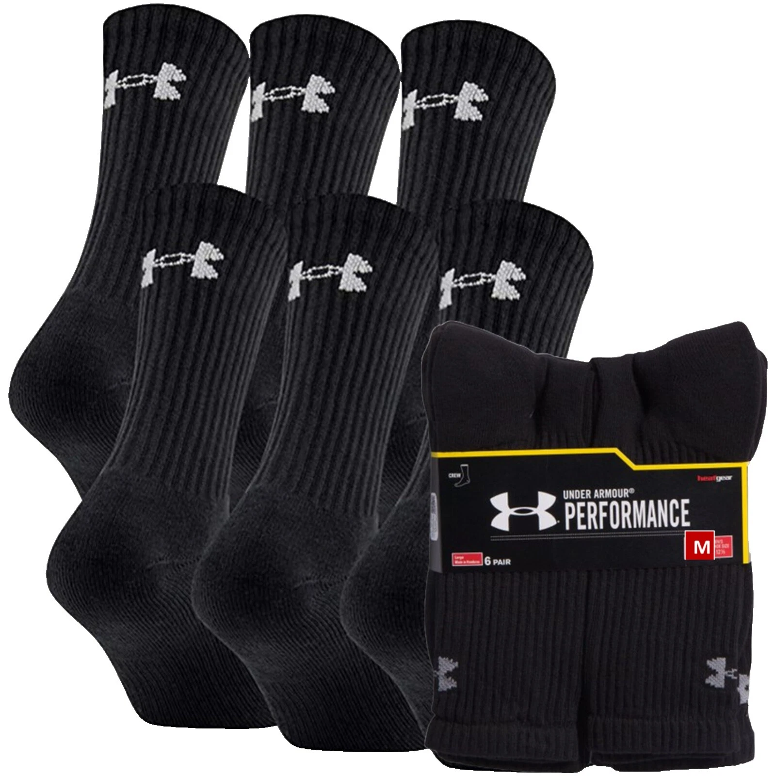 Calcetines Casual Negro Under Armour para hombres