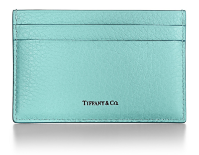 Tiffany & Co Cat Street card case in Tiffany Blue leather. | eBay