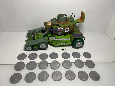 2004 SEWER LID LAUNCHER - TMNT - Teenage Mutant Ninja Turtles - mit 21 DISC