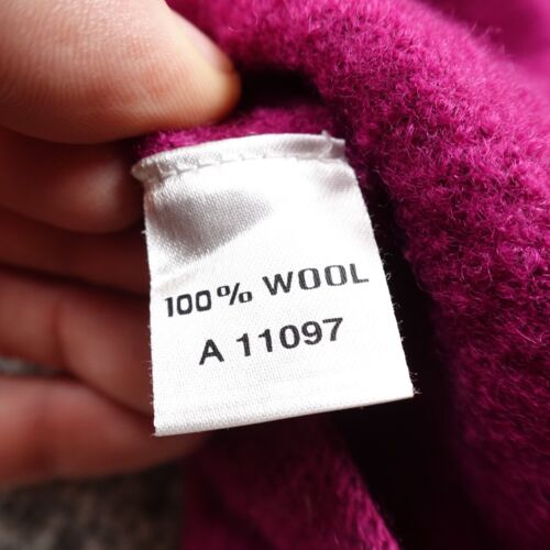Appleseeds Jacket Womens M Pink Boiled Brushed Wool Knit Zip Cardigan Sweater - Picture 10 of 11