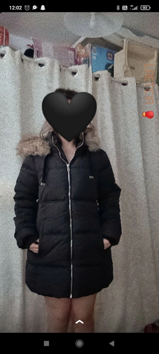 manteau capuche G mo taile M L noir