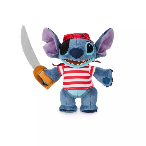 Disney Parks Cruise Line PIRATES OF THE CARIBBEAN Stitch Plush 10" H Eye Patch